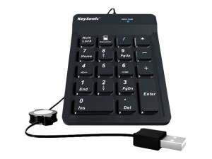 ICY BOX KeySonic ACK-118BK - Tastenfeld - USB - Schwarz