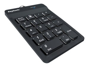 ICY BOX KeySonic ACK-118BK - Tastenfeld - USB - Schwarz