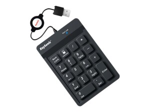 ICY BOX KeySonic ACK-118BK - Tastenfeld - USB - Schwarz