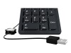 ICY BOX KeySonic ACK-118BK - Tastenfeld - USB - Schwarz
