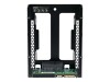 QNAP QDA-A2AR - Internes RAID-Gehäuse - 3.5" to 2 x 2.5" (8,9 cm bis 2 x 6,4 cm)