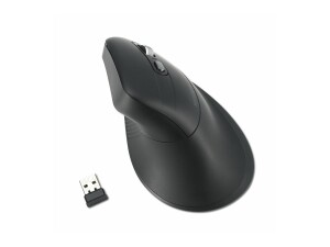 Kensington Pro Fit Ergo MY630 EQ - Maus - wiederaufladbar - ergonomisch - 5 Tasten - kabellos - 2.4 GHz, Bluetooth - kabelloser Empfänger (USB)