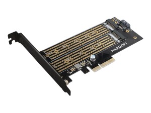 AXAGON PCEM2-D - Speicher-Controller - M.2 - 2 Sender/Kanal