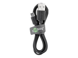 Goobay Dual Micro USB charger set - Netzteil - 12 Watt - 2.4 A - 2 Ausgabeanschlussstellen (USB)