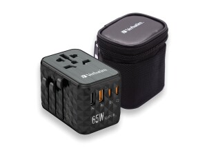 Verbatim UTA-05 - Netzteil - GaN III, Universal - 65 Watt...