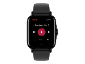 Amazfit GTS 2 - Midnight Black - intelligente Uhr mit Riemen - Silikon - Anzeige 4.2 cm (1.65")