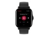 Amazfit GTS 2 - Midnight Black - intelligente Uhr mit Riemen - Silikon - Anzeige 4.2 cm (1.65")