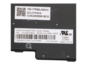 Lenovo Chicony - Ersatztastatur Notebook - hinterleuchtet