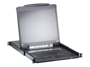 ATEN Slideaway CL5708IM - KVM-Konsole mit KVM-Switch - 8...