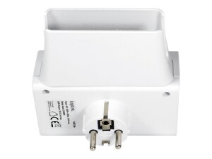 LogiLink 4 in 1 Socket - Netzteil - 3...