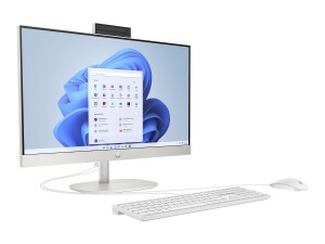 HP 24-cr0009ng - All-in-One (Komplettlösung) - Ryzen 3 7320U / 2.4 GHz - RAM 8 GB - SSD 512 GB - NVMe - Radeon 610M - Wi-Fi 6, Bluetooth, 1GbE - WLAN: 802.11a/b/g/n/ac/ax, Bluetooth 5.4 - Win 11 Home - Monitor: LED 60.5 cm (23.8")