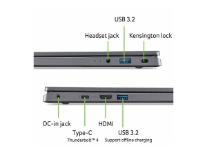 Acer Aspire 17 A17-51M - Intel Core 5 120U / 1.4 GHz -...