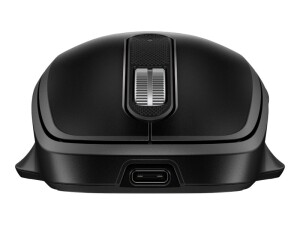 HP 515 - Maus - Vollgröße, superschnell aufladbar - 5 Tasten - kabellos - 2.4 GHz - kabelloser Empfänger (USB)