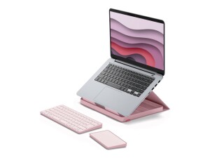 Logitech Casa Pop-Up Desk - Tastatur- und Touchpad-Set