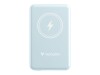 Verbatim Charge n Go - Induktive Power Bank - Magnethalterung - Li-Pol - 5000 mAh - 20 Watt - 2.4 A - Apple Fast Charge, PD 3.0, QC 3.0, Apple 2.4A, USB BC 1.2 (24 pin USB-C)