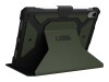 Urban Armor Gear UAG Metropolis SE Series - Flip-Hülle für Tablet - widerstandsfähig - Polyurethan - Oliv - 10.9" - für Apple 10.9-inch iPad (10. Generation)