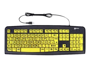Conrad Electronic SE Geemarc KBSV3_YEL_GE - Tastatur -...