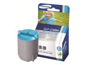 Samsung CLP-C300A - Cyan - original - Tonerpatrone