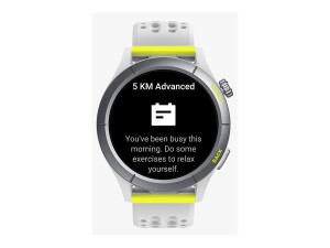 Amazfit Cheetah (Round) - 47 mm - intelligente Uhr mit Riemen - flüssiges Silikon - Handgelenkgröße: 150-220 mm - Anzeige 3.5 cm (1.39")