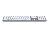 Gembird Slimline KB-MCH-02-BKW - Tastatur - USB