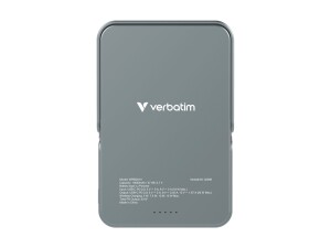 Verbatim Charge n Go - Induktive Power Bank - magnetisch, mit Ständer - Li-Pol - 10000 mAh - 20 Watt - 3 A - PD (24 pin USB-C)