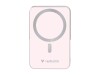 Verbatim Charge n Go - Induktive Power Bank - magnetisch, mit Ständer - Li-Pol - 10000 mAh - 20 Watt - 3 A - PD (24 pin USB-C)