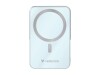 Verbatim Charge n Go - Induktive Power Bank - magnetisch, mit Ständer - Li-Pol - 10000 mAh - 20 Watt - 3 A - PD (24 pin USB-C)