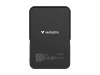 Verbatim Charge n Go - Induktive Power Bank - magnetisch, mit Ständer - Li-Pol - 10000 mAh - 20 Watt - 3 A - PD (24 pin USB-C)