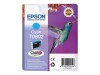 Epson T0802 - Cyan - original - Blister mit RF- / akustischem Alarmsignal