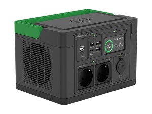 APC Schneider OffGrid 330 - Tragbares kraftwerk - LCD, Lithium-Ionen, 2 CEE 7/3 Schuko-Steckdosen, Sinuswelle, 3 USB-A, 1 USB-C, kabelloses Laden