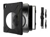 eSTUFF Defender Case - Hintere Abdeckung für Tablet - Schwarz - 9.7" - für Apple 9.7-inch iPad (5. Generation, 6. Generation)