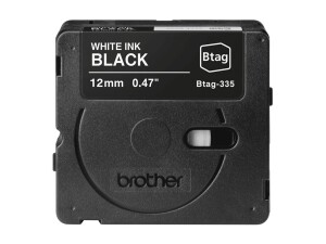 Brother BTAG-335 - Weiß auf Schwarz - Rolle (1,2 cm...