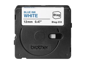 Brother BTAG-233 - Blau auf weiß - Rolle (1,2 cm x...