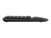 Logitech Ergo Series - Tastatur - kabellos - 2.4 GHz, Bluetooth LE