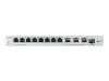 ZyXEL XGS1250-12 - Switch - managed - 8 x 10/100/1000 + 3 x 1/2.5/5/10GBase-T + 1 x 1 Gigabit / 10 Gigabit SFP+