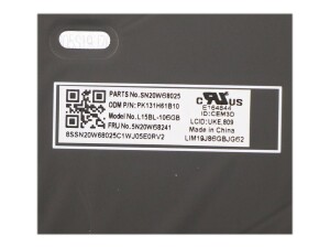 Lenovo Chicony - Ersatztastatur Notebook - mit ClickPad,...