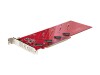 StarTech.com Quad M.2 PCIe Adapter Card, x16 Quad NVMe or AHCI M.2 SSD to PCI Express 4.0, Up to 7.8GBps/Drive, For 2242/2260/2280/22110mm PCIe M-Key M2 SSDs, Bifurcation Required - PC/Linux Compatible (QUAD-M2-PCIE-CARD-B)