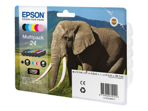 Epson 24 Multipack - 6er-Pack - Schwarz, Gelb, Cyan,...