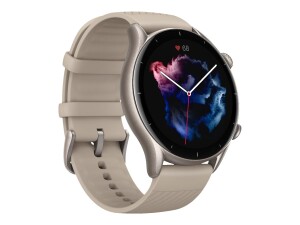 Amazfit GTR 3 - Intelligente Uhr mit Riemen - Silikon - Moonlight Gray - Handgelenkgröße: 155-218 mm - Anzeige 3.5 cm (1.39")