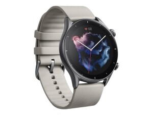 Amazfit GTR 3 - Intelligente Uhr mit Riemen - Silikon - Moonlight Gray - Handgelenkgröße: 155-218 mm - Anzeige 3.5 cm (1.39")