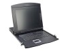 DIGITUS 17" LCD KVM Konsole, 1-Port VGA, spanische Tastatur