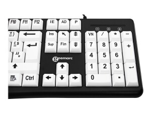 Geemarc KBSV3 - Tastatur - USB - QWERTZ - Deutsch
