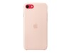 Apple Hintere Abdeckung für Mobiltelefon - Silikon - rosa sandfarben - für iPhone 7, 8, SE (2. Generation)