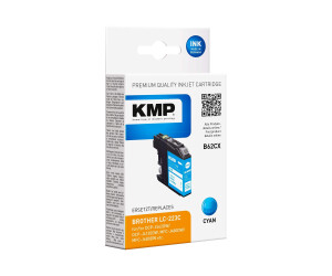 KMP B62CX - 5.9 ml - Cyan - kompatibel - wiederaufbereitet