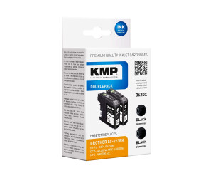 KMP DoublePack B62DX - 2 -pack - 11.8 ml - black -...