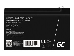 Green Cell USV-Akku - 1 x Batterie - Bleisäure