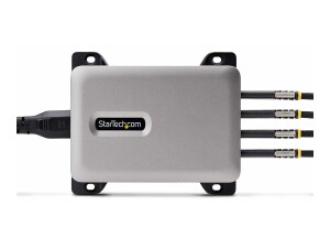 StarTech.com 4-Port USB-C Charger, 240W Total, Single Port 140W EPR - Netzteil - mit Oberflächenmontage-Bracket - 240 Watt - 5 A - Power Delivery 3.1 - 4 Ausgabeanschlussstellen (24 pin USB-C)
