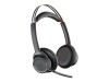 Poly - Voyager Focus B825 - On-Ear Bluetooth ANC 30 m BT700 USB-C Adapter Schwarz