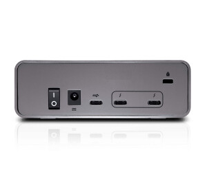 G-Technology - G-DRIVE with Thunderbolt 3 4TB - Dual Thunderbolt 3 USB-C 7200 U-min bis 180 MB-s Aluminium