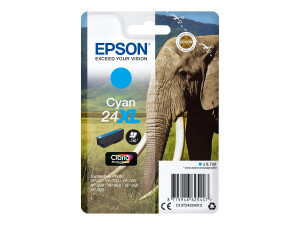 Epson 24XL - 8.7 ml - XL - Cyan - Original - Blister mit...